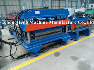 Step double layer Glazed Tile Roll Forming Machine with HMI PLC Control