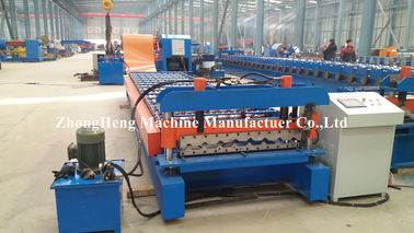 Steel Panel Roofing sheet roll forming machine with precutting device and hydraulic cutting