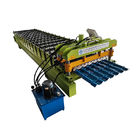 China  Low Price Steel Glazed Tile Trapezoidal Tile Roofing Sheet Roll Forming Machine